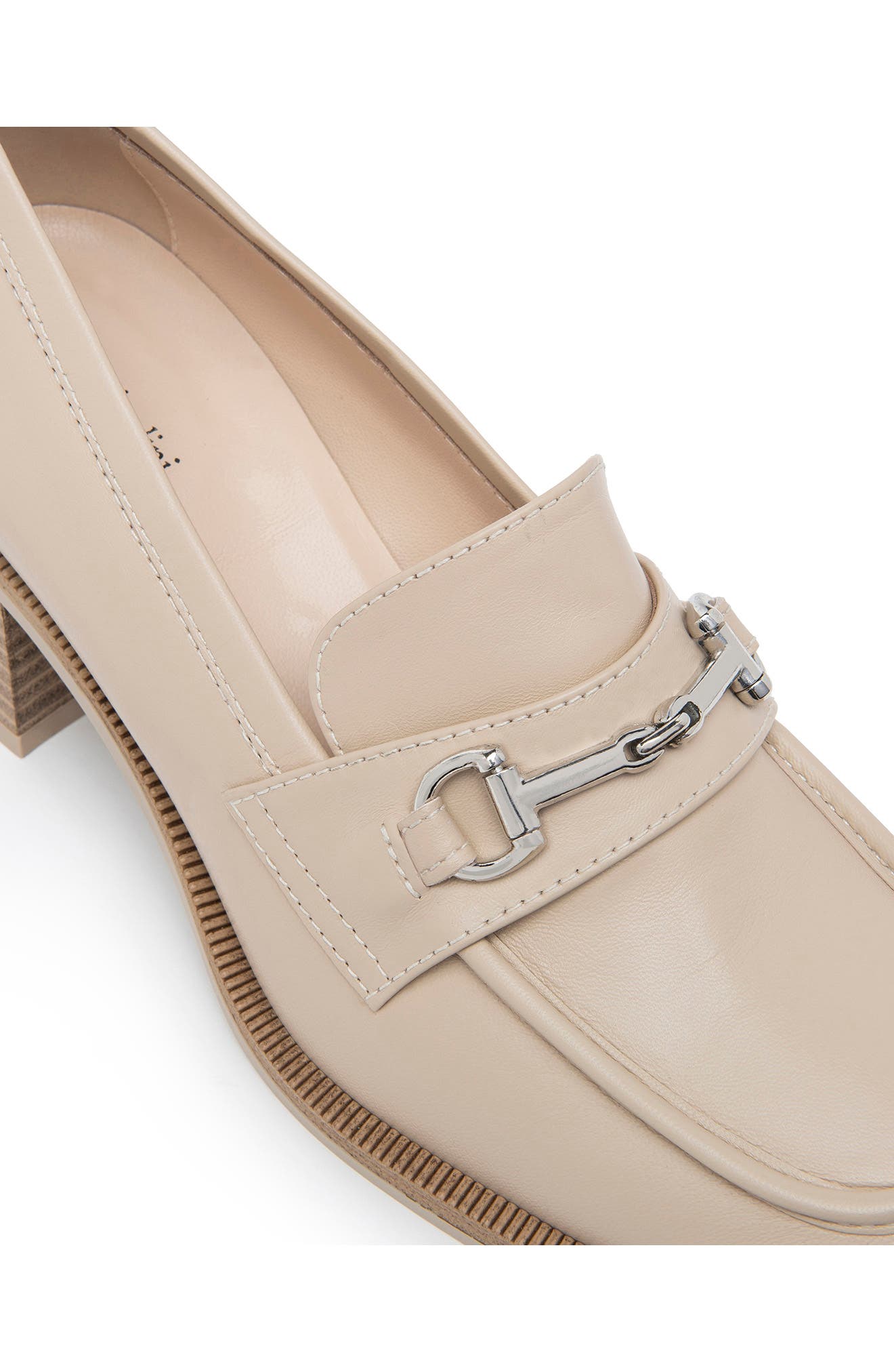 NeroGiardini Bit Loafer Pump, Alternate, color, Brown