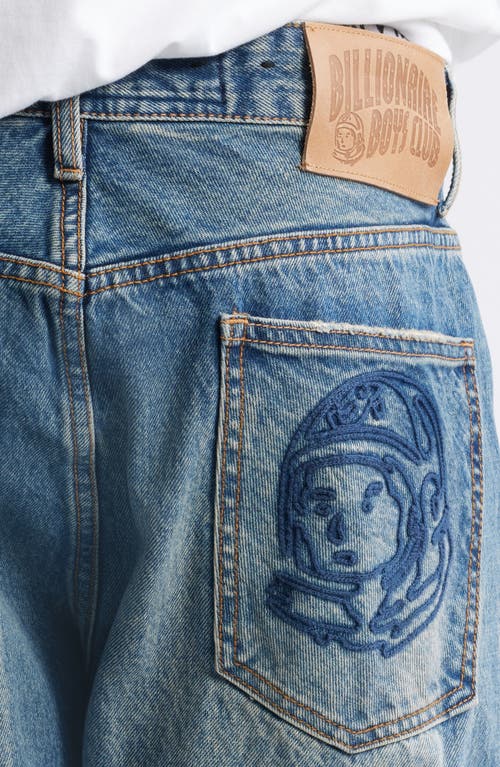 Billionaire Boys Club Bb Dune Heart Fit Distressed Jeans In Blue