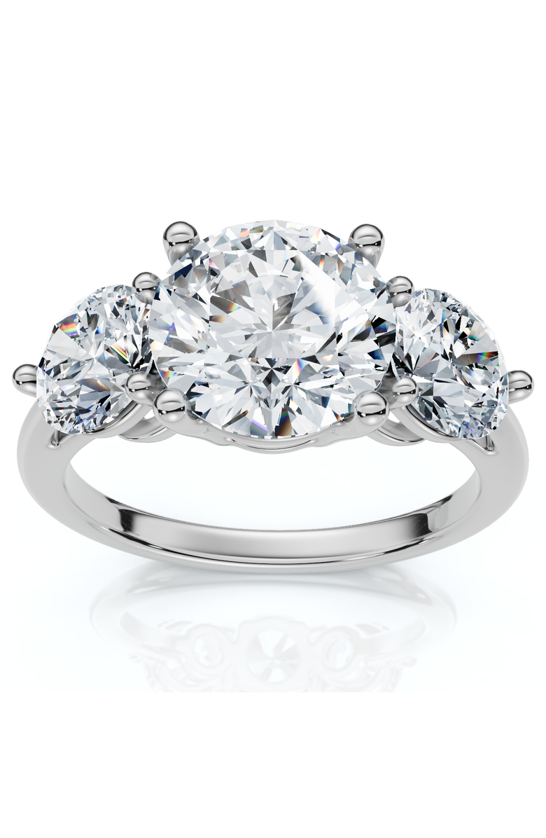 Bliss Diamond Certified 3 1/2Ct Diamond Engagement Ring 14k Gold or Platinum Lab Grown, Main, color, 14K White Gold