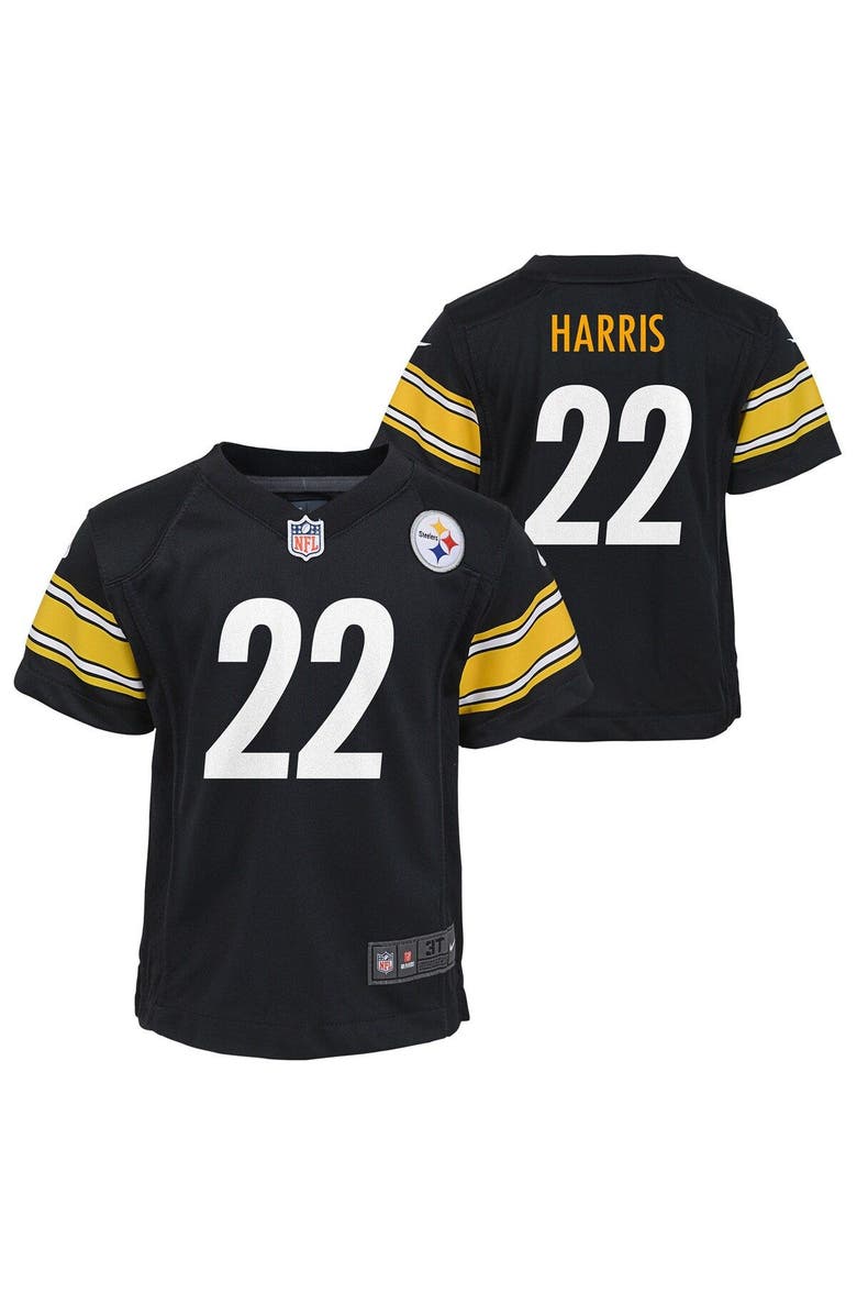 Nike Toddler Nike Najee Harris Black Pittsburgh Steelers Game Jersey, Alternate, color, 
