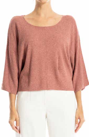 Textured Dolman Sleeve Sweater