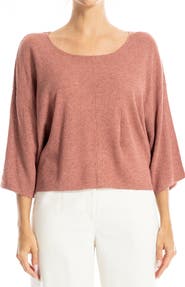 MAX STUDIO Textured Dolman Sleeve Sweater