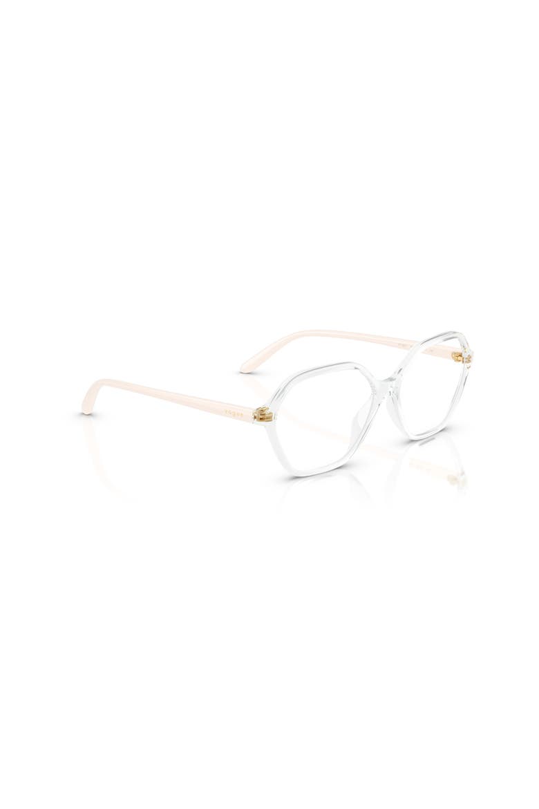 55mm Irregular optical glasses, Alternate, color, Transparent