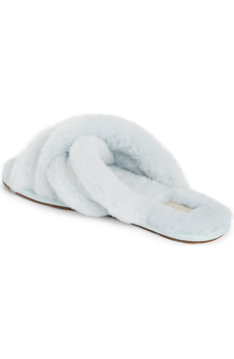 UGG<sup>®</sup> Scuffita Genuine Shearling Slide Slipper, Alternate, color, Reef Blue