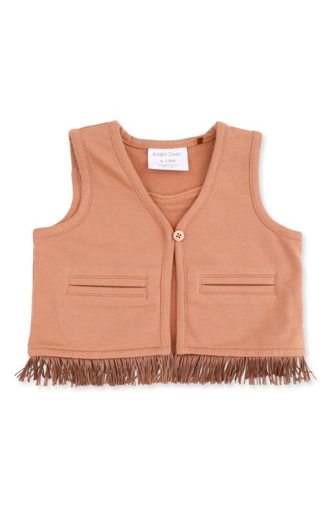 Kids' Solid Western Vest