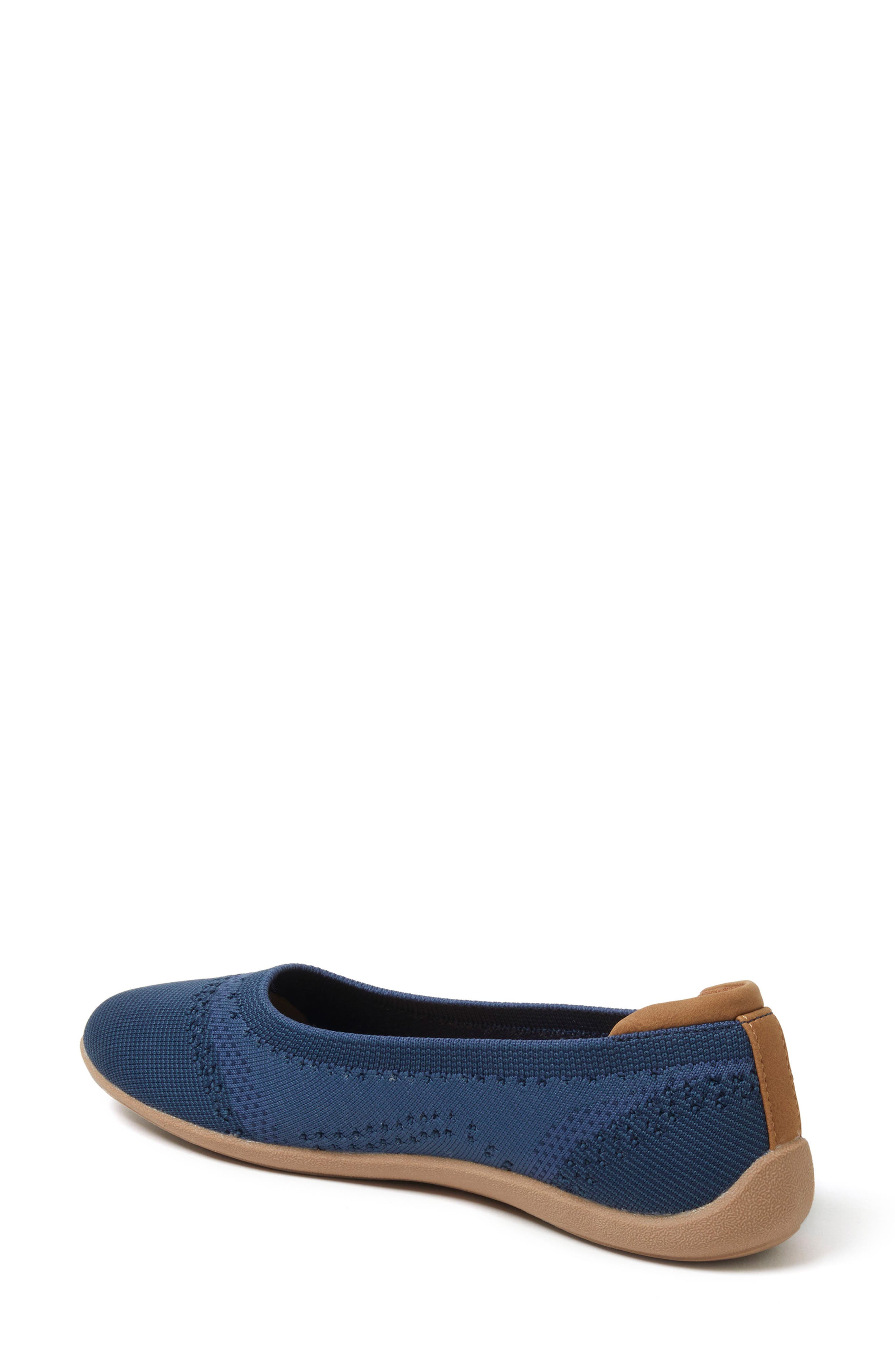 Misty Ballet Flat, Alternate, color, NAVY 2