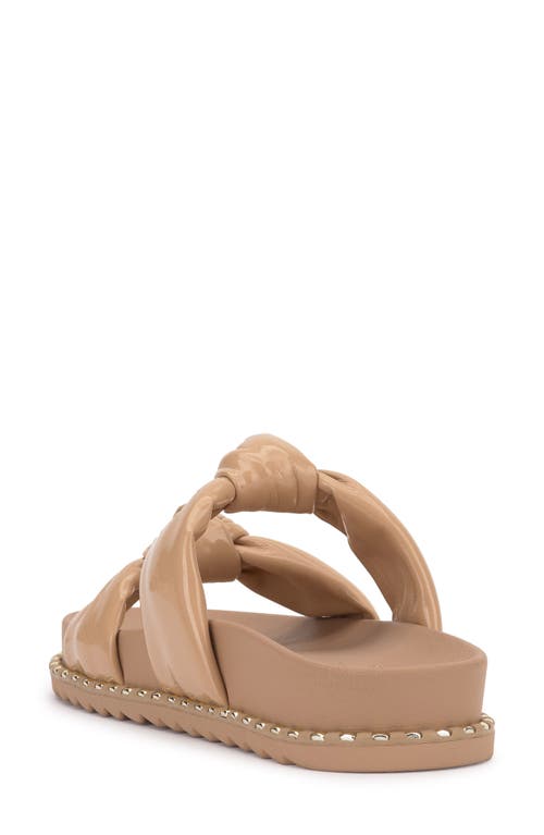 Jessica Simpson Caralyna Platform Slide Sandal In Praline
