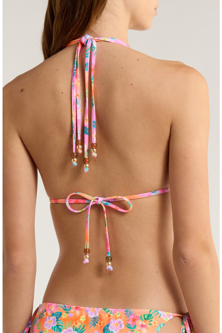 Halter Bikini Top, Alternate, color, SUMMER GLOW