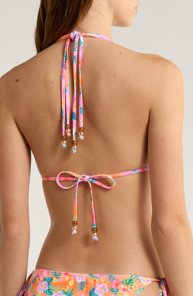 Kulani Kinis Halter Bikini Top, Alternate, color, Summer Glow