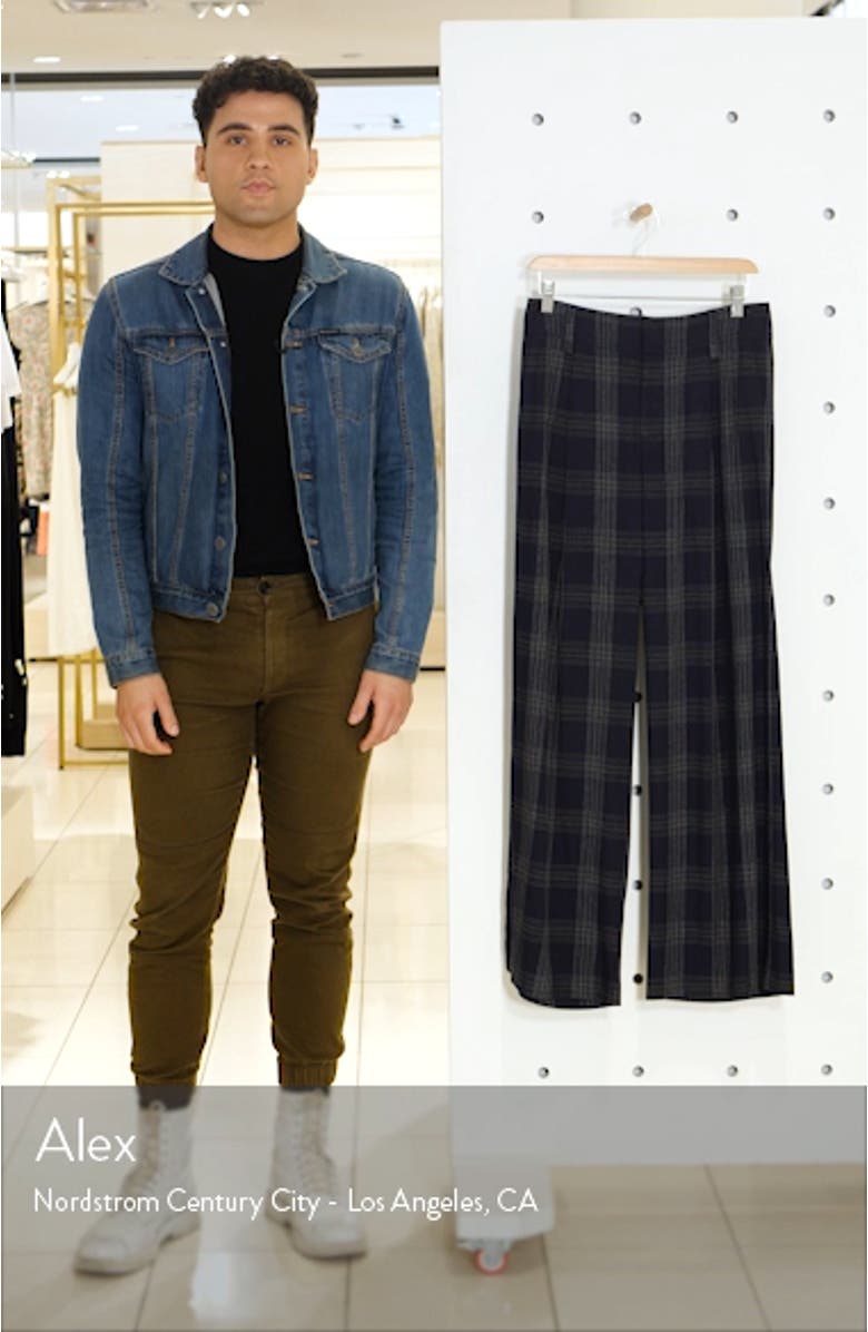 Plaid Wide Leg Pants, sales video thumbnail