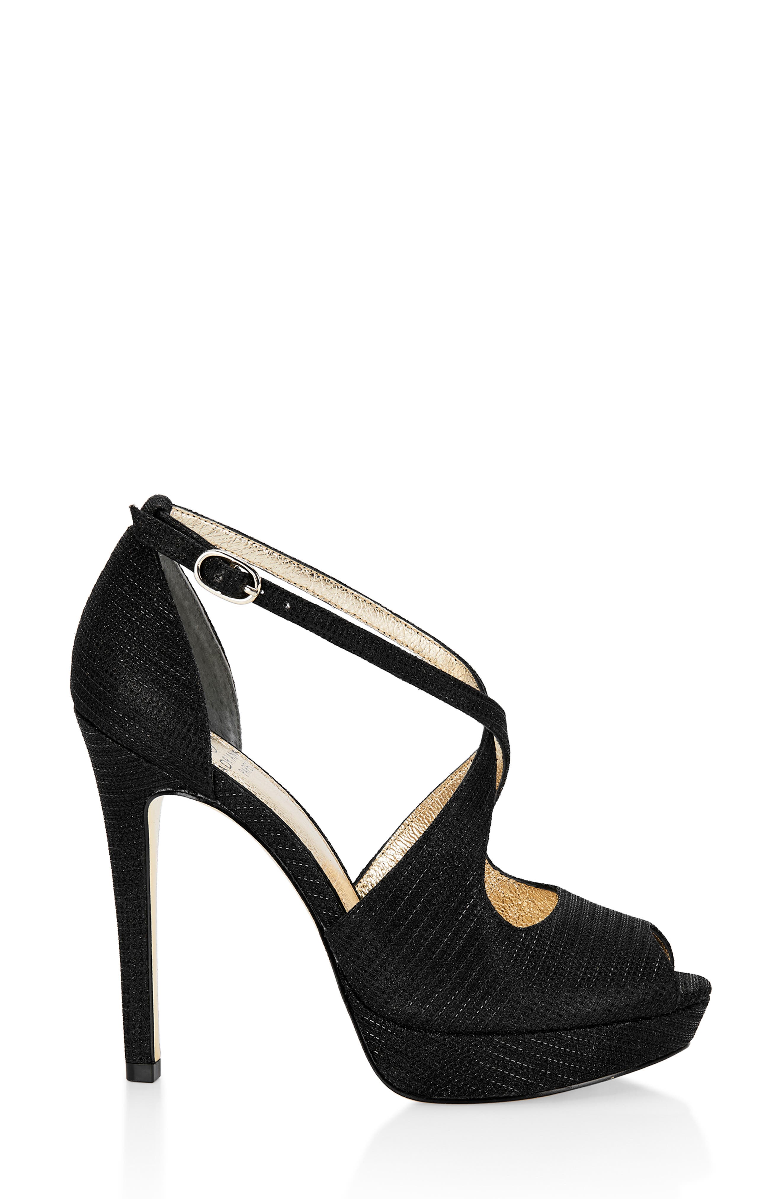 Adrianna Papell Rosalie Cross Strap Platform Sandal, Alternate, color, 