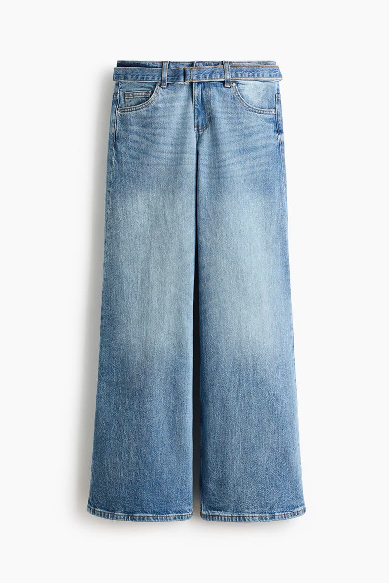 Wide Ultra High Jeans, Alternate, color, Light denim blue