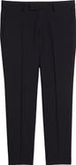 BOSS George Flat Front Wool Suit Pants