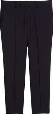 BOSS George Flat Front Wool Suit Pants
