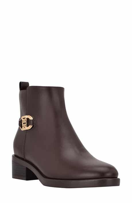 Tommy Hilfiger Imiera Faux Leather Ankle Boot