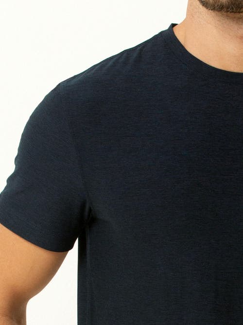 Single Stitch Premium Crew Neck T-shirt In Black