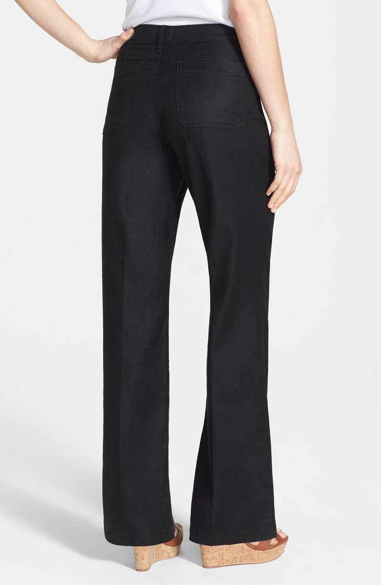 NYDJ Wylie Five-Pocket Linen Trousers, Alternate, color, 