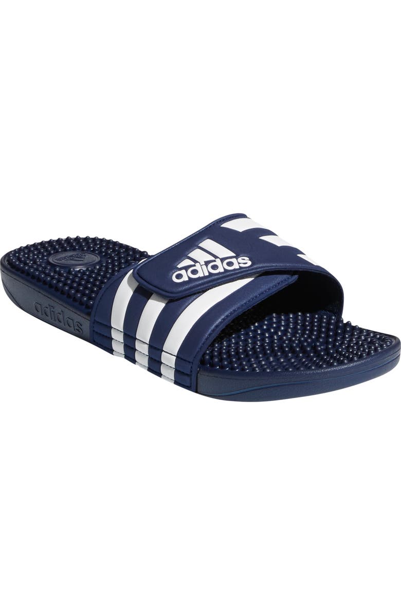adidas Adissage Sport Slide, Main, color, Dark Blue/ White