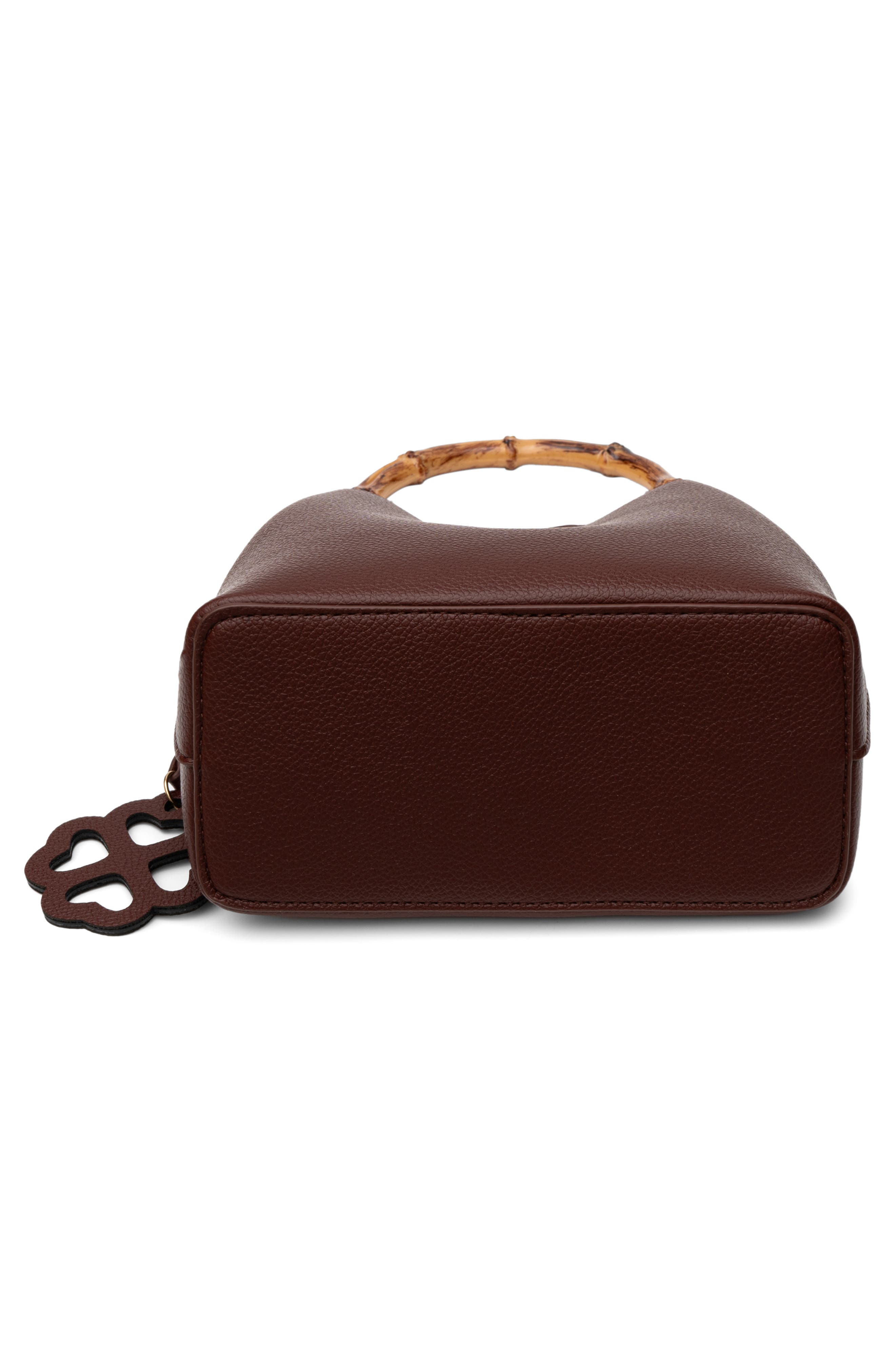 Grace Faux Leather Crossbody Bag, Alternate, color, CHOCOLATE