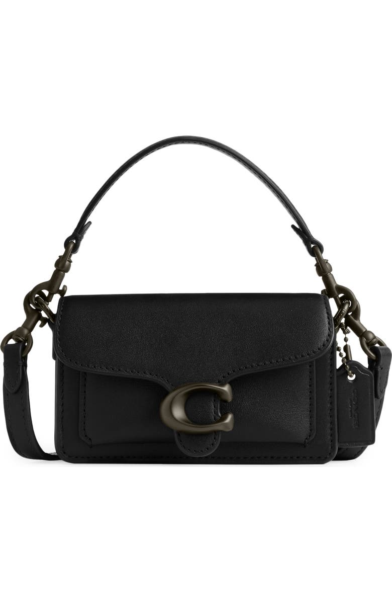 COACH Tabby 12 Leather Shoulder Bag, Main, color,