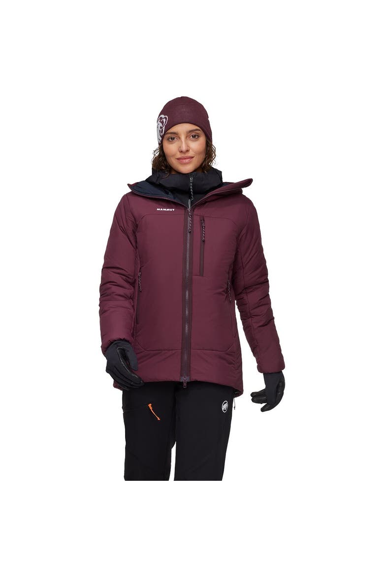 Rime Pro Belay In Hooded Jacket - Women's, Main, color, Vin/Black
