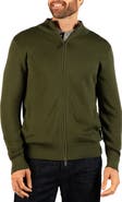 TailorByrd Fine Knit Full Zip Sweater