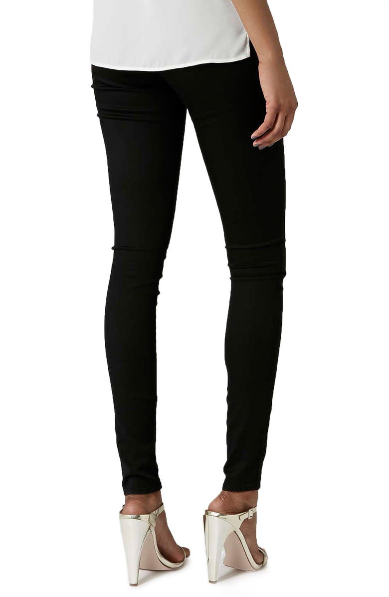 Topshop 'Leigh' High Rise Skinny Jeans, Alternate, color,