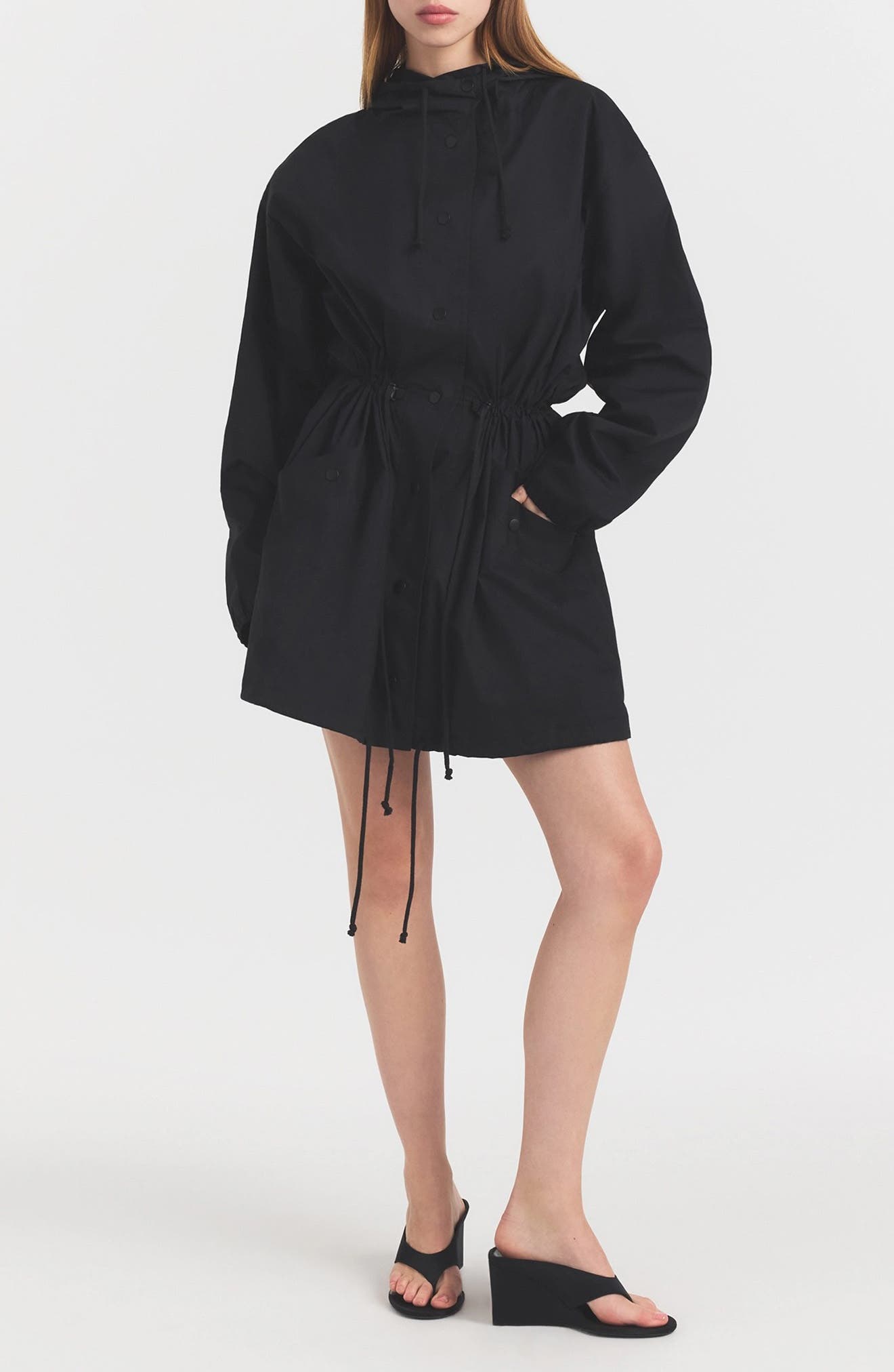 Swiss Cotton Oversize Anorak