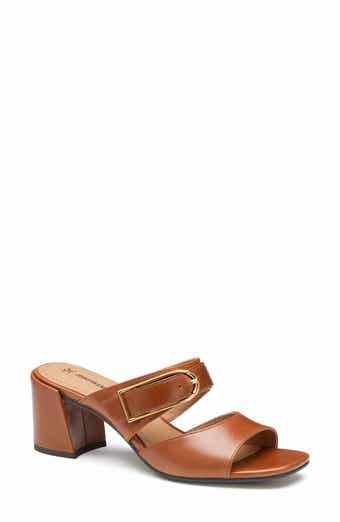 Johnston & Murphy Everly Buckle Slide Sandal
