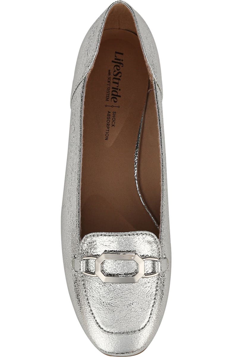 LifeStride Celine Bit Loafer, Alternate, color, Silver