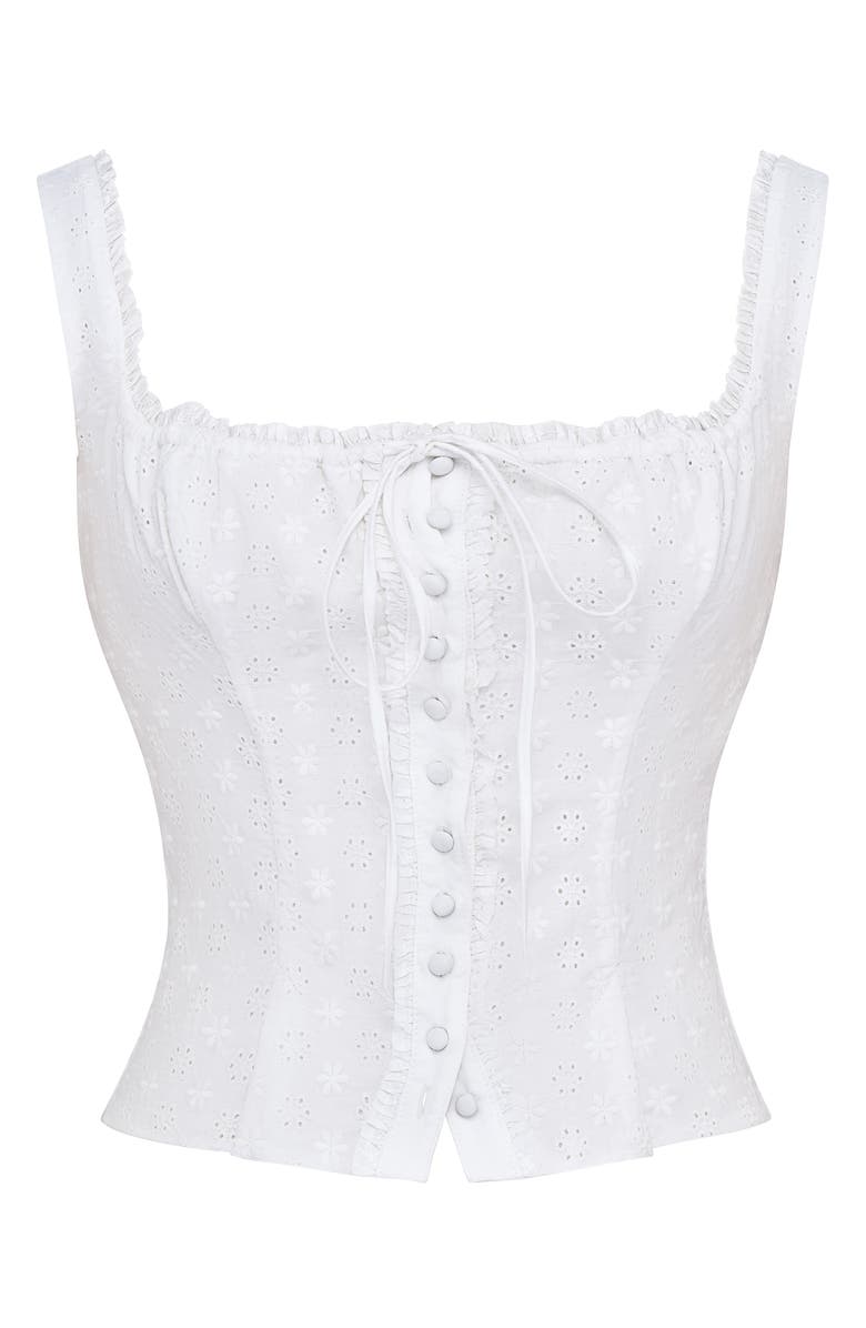 Juana Broderie Anglaise Corset Top