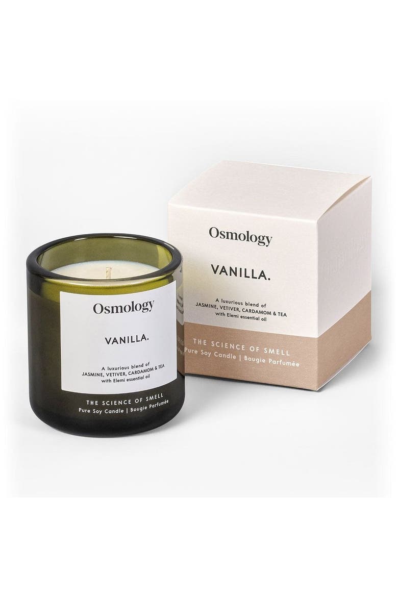 Vanilla Scented Candle, Main, color, green