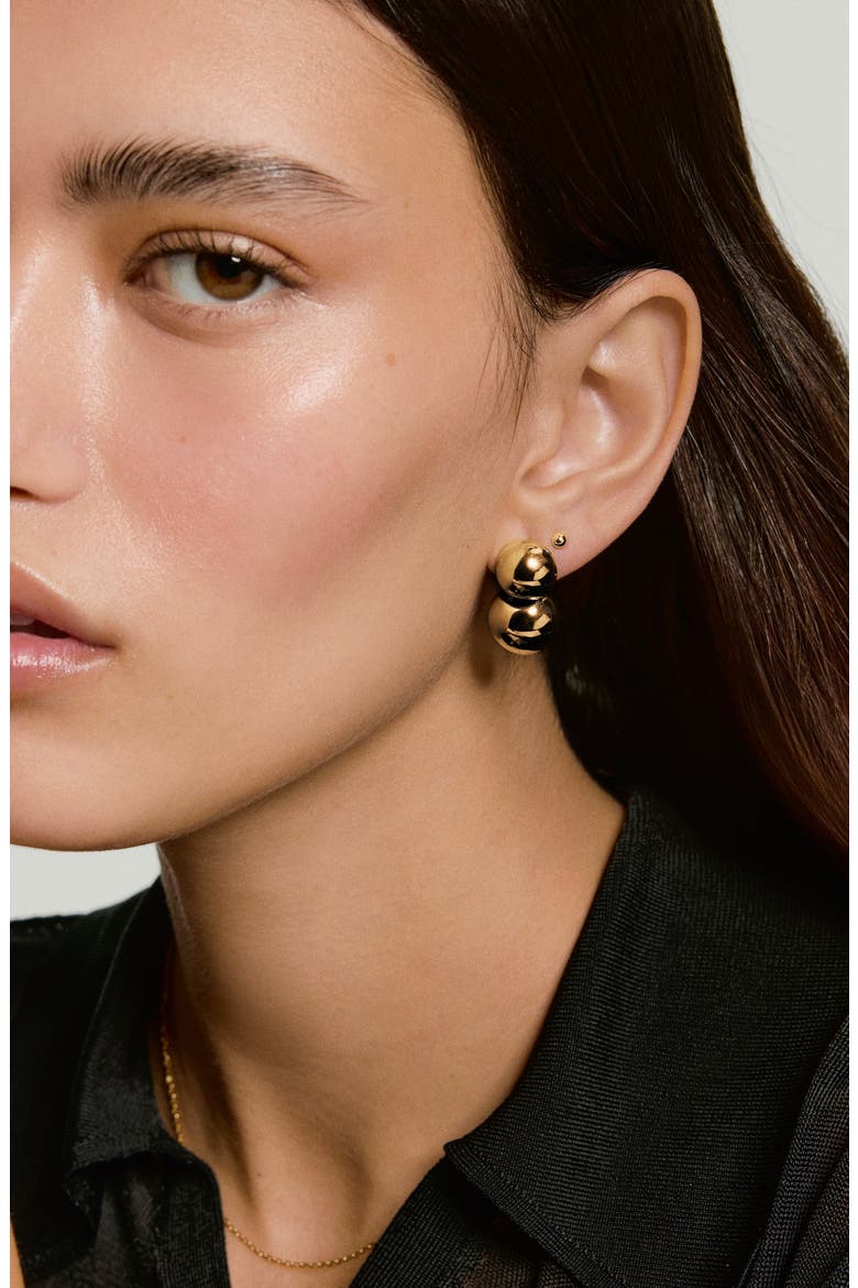 Gia Drop Earrings, Alternate, color, Gold