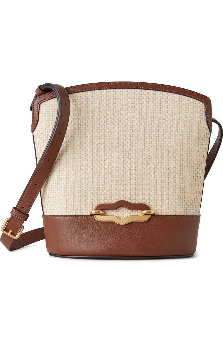 Mulberry Pimlico Raffia Bucket Bag, Main, color,
