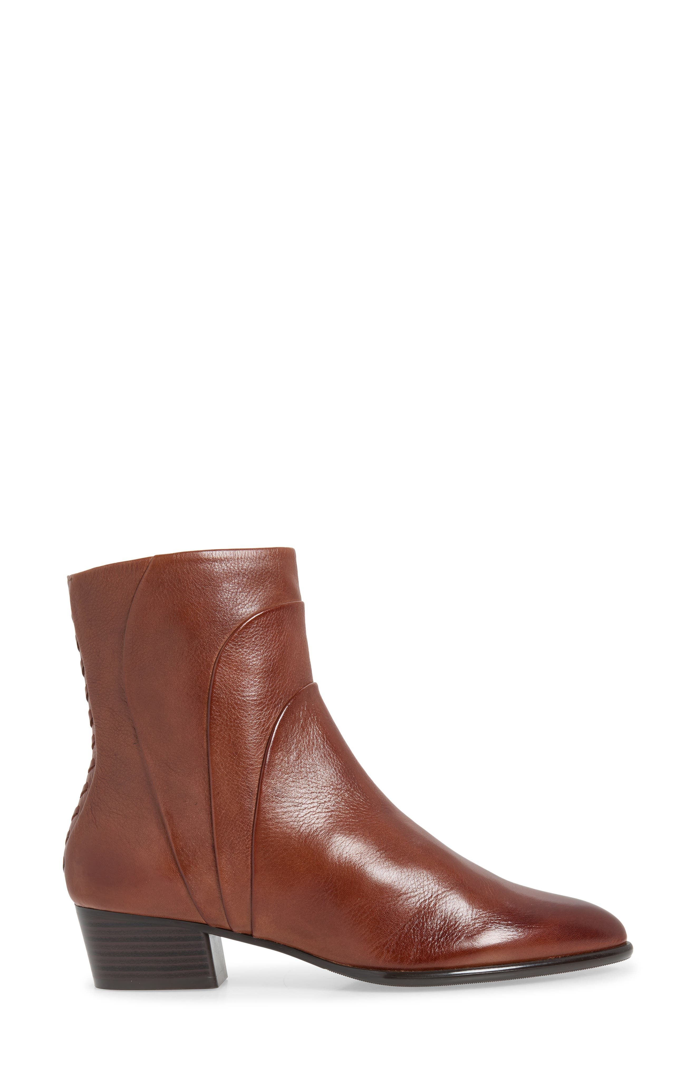 Lori Leather Ankle Bootie, Alternate, color, SHADOW COGNAC-7952