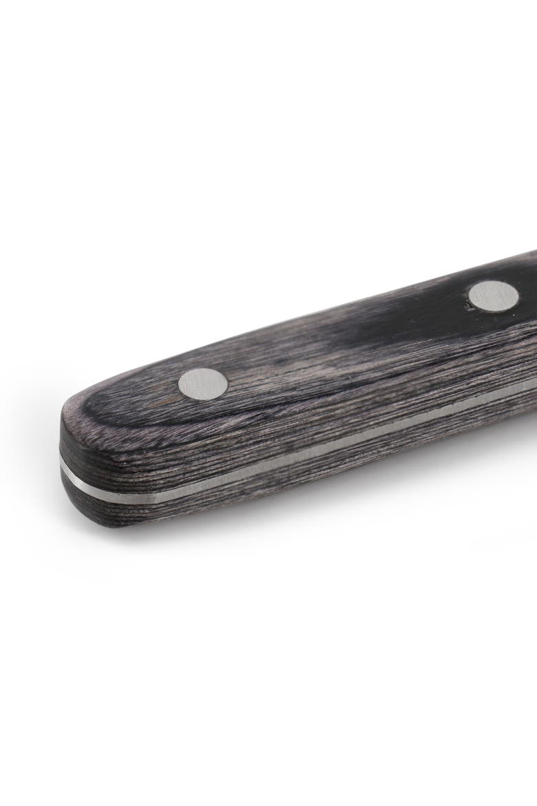 5 Inch Stainless Steel Utility Knife with Wood Handle, Alternate, color, Dark Gray