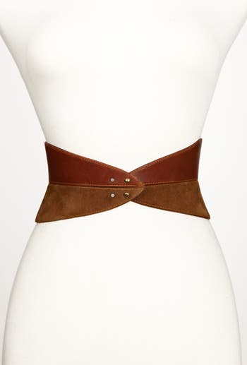 Raina Belts Corset Leather Belt | Nordstrom display picture 2