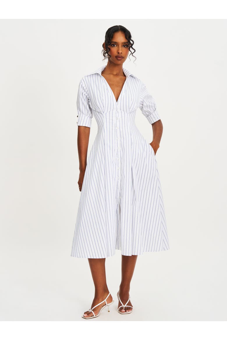 preppy dress Printed Collared Neckline Short Sleeve Mini Dress