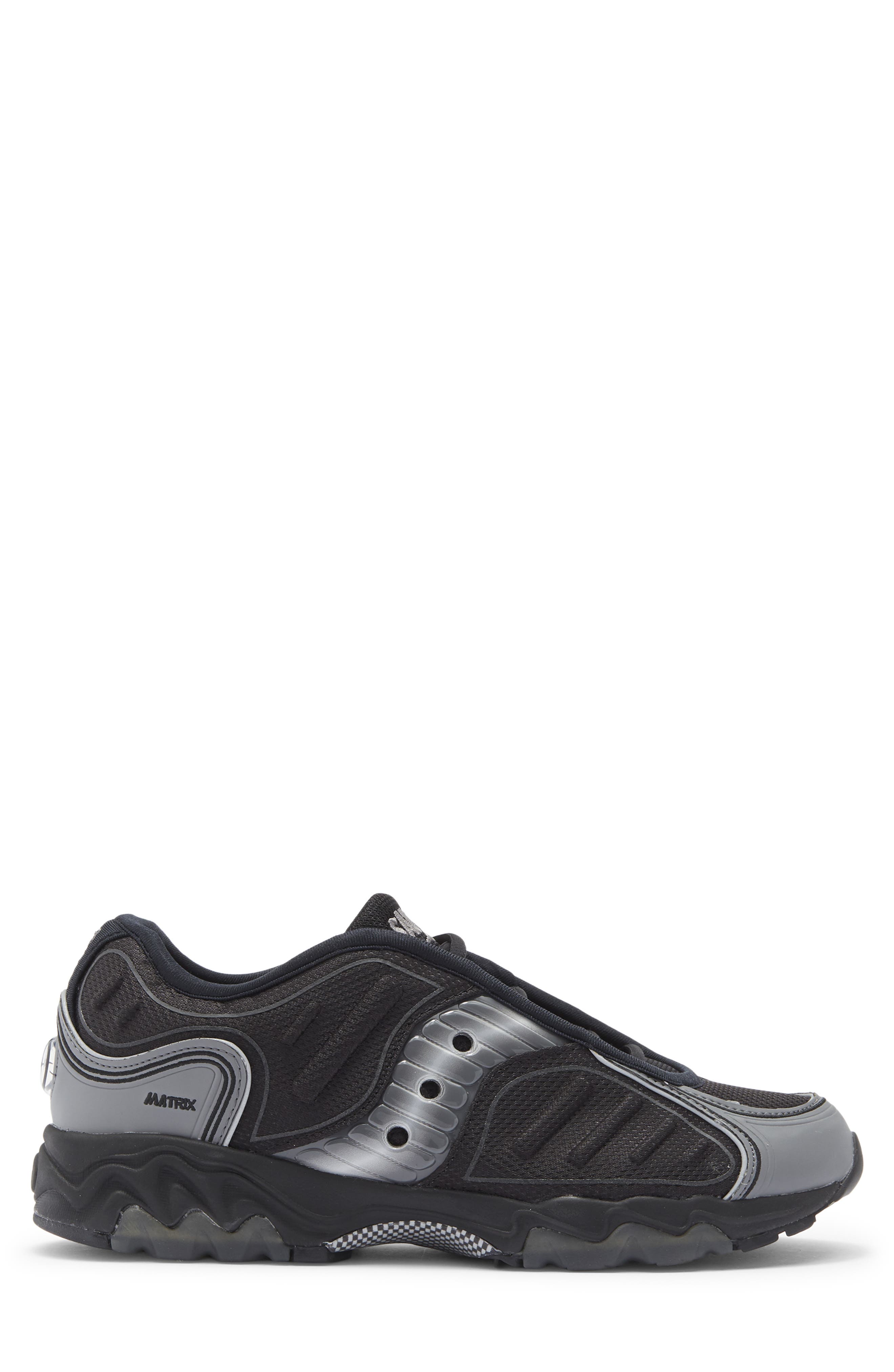 Saucony Gender Inclusive Matrix Sneaker, Alternate, color, Black/ Metallic