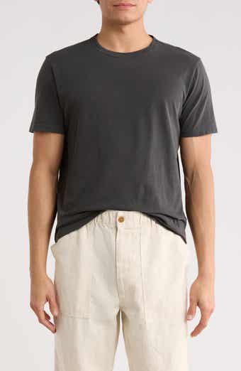 BUCK MASON Pima Cotton Curved Hem T-Shirt