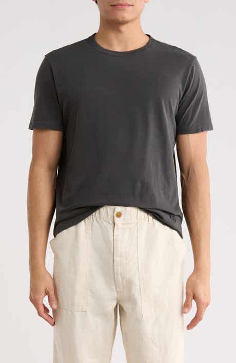 BUCK MASON Pima Cotton Curved Hem T-Shirt