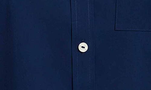 Foxcroft Marina Button-up Shirt In Navy