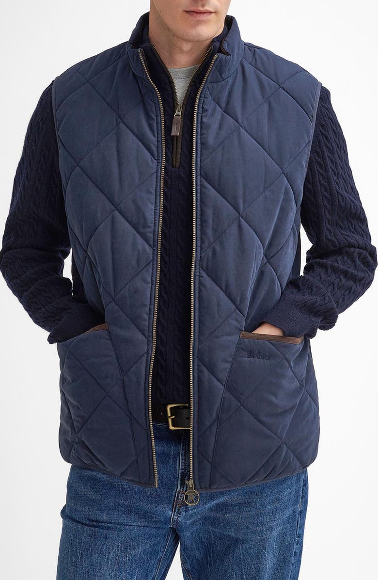 Barbour Country Liddesdale Quilted Gilet Vest, Main, color, 