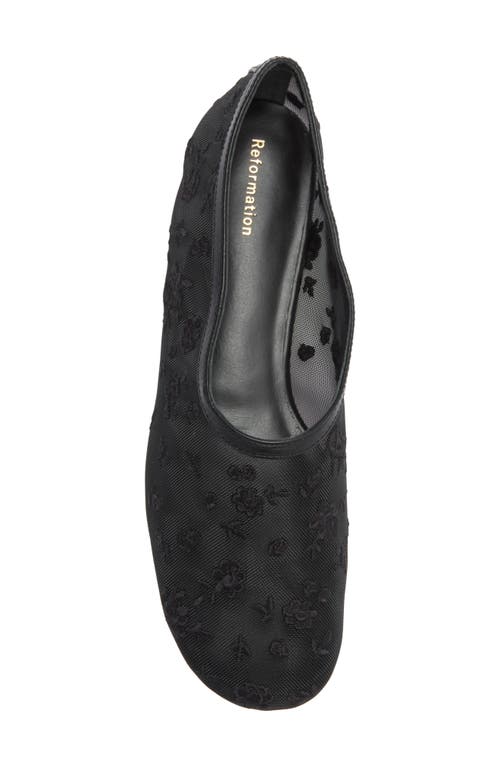Reformation Britt Mesh Ballet Flat
