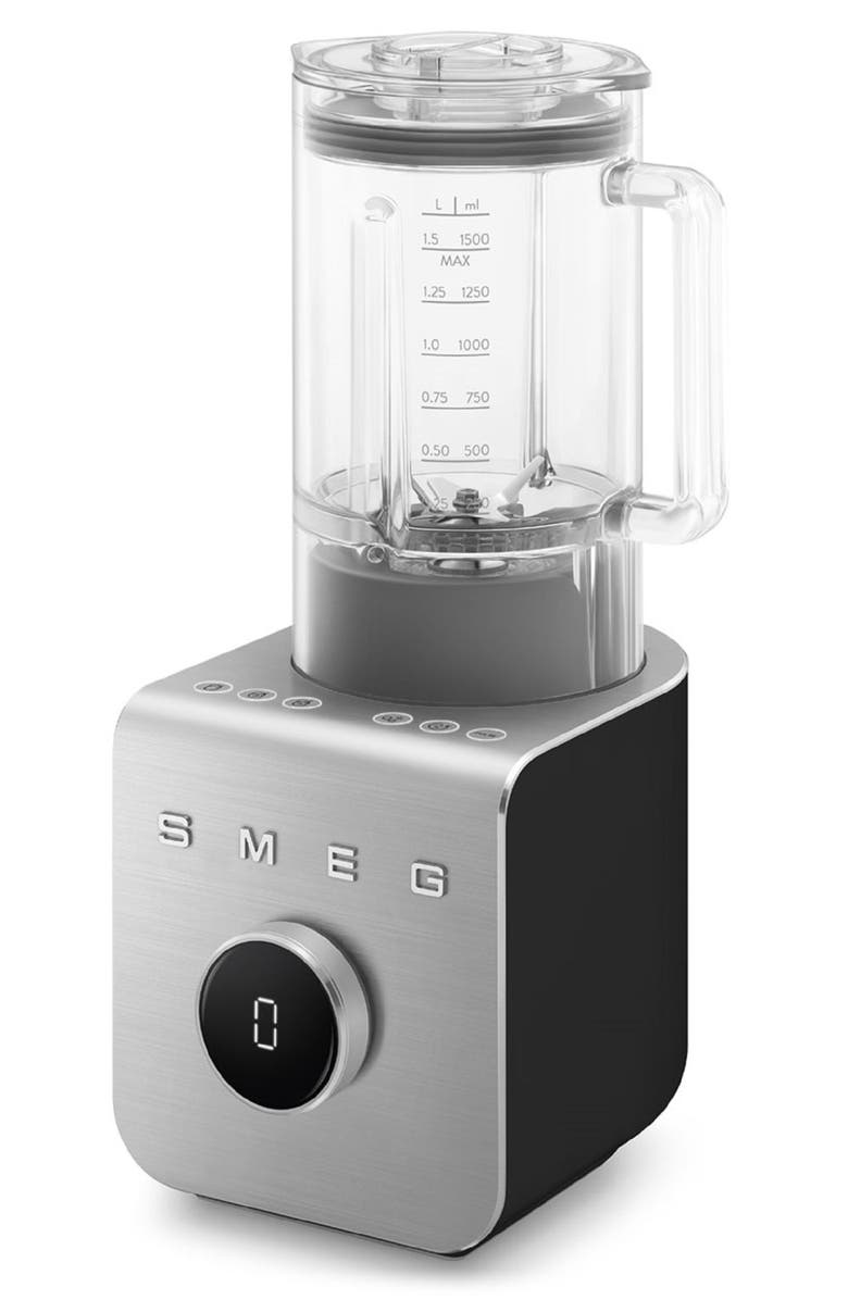 smeg Contemporary Aesthetic Professional Style Blender, Alternate, color, Matte Black