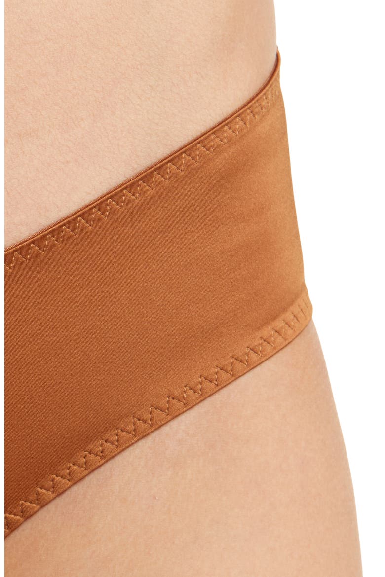 Satin Hipster Briefs, Alternate, color, BRONZE