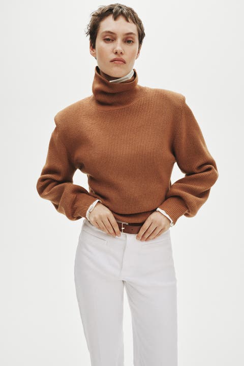 Flared Twill Trousers