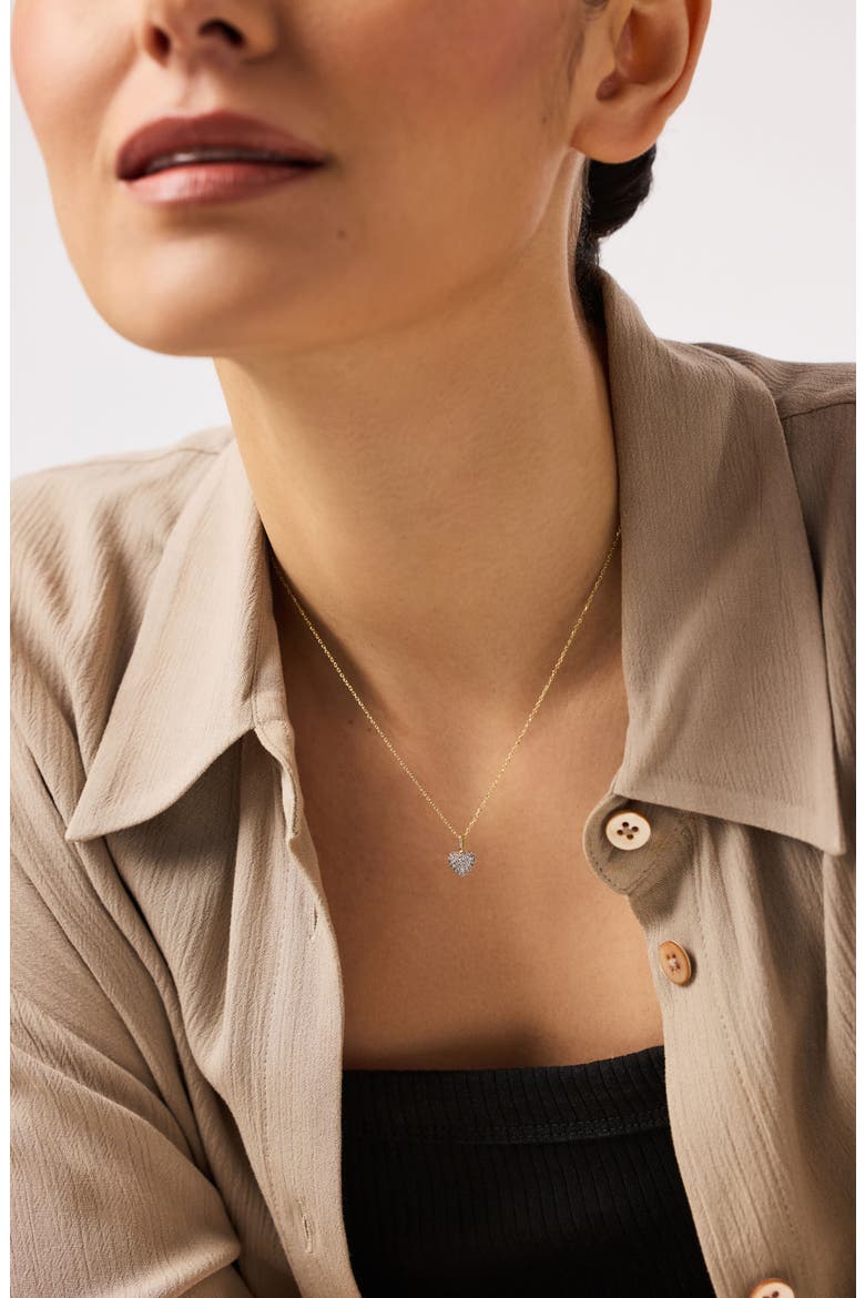 Gold Heart Necklace - Ellery, Alternate, color, Gold