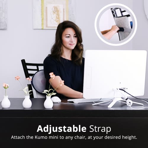 Miko Kumo Mini Wireless Massage Pillow With Heat In Blue