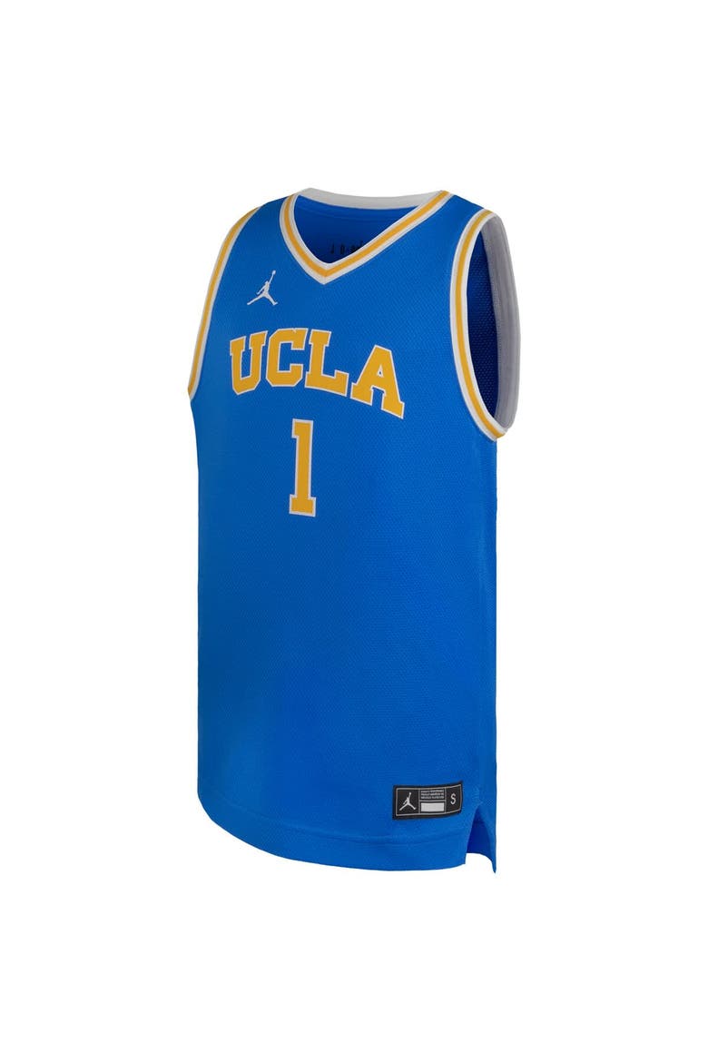 Youth Jordan Brand #1 Blue UCLA Bruins Replica Basketball Jersey, Alternate, color, Blue